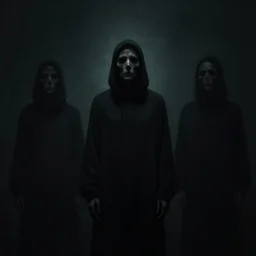lost souls searching for nothing, concept art, darkness, slight glow