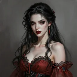 “ beautiful daria strokous as a cruel femme fatale intricate, elegant, highly detailed, digital painting, artstation, concept art, movie still, smooth, sharp focus uhd 8 k, art by artgerm and greg rutkowski and alphonse mucha ”