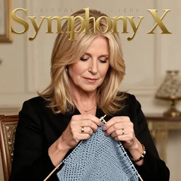 symphony x album cover featuring photo of martha stewart knitting, power metal album cover, trending on artstation, intricately detailed, highly detailed, classic, award winning