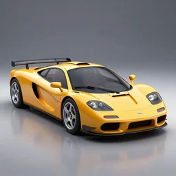 “A 1998 McLaren F1 road car by Pixar, octane 3d render, 8k, (high quality), (extremely detailed), studio lighting”
