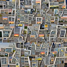16 frame sequence of a sunset