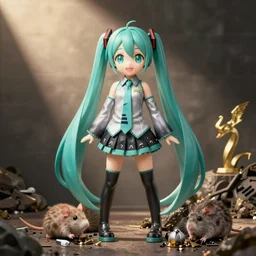 Garbage rat Hatsune miku