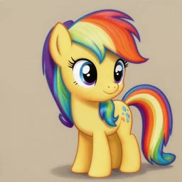 illustration of Rainbow Dash, realistic painting, high definition, digital art, matte painting, very detailed, realistic