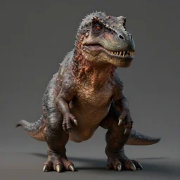 realistic hyperdetailed studio portrait of a hyperwrinkly hyperhairy trumposaurus, 8 k, digital painting, somewhat symmetrical