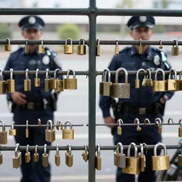locks get in trouble with the cops