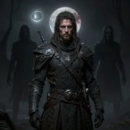 an ultra detailed matte portrait of chris rock as the hunter from bloodborne, concept art by art by john collier and albert aublet and krenz cushart, scary shadows, blood moon eclipse, octane render, liminal space