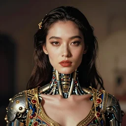 A Moroccan cyborg, portrait, 35mm film, Taschen, by Annie Liebovitz, Noriaki Yokosuka, Tadanori Yokoo