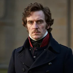 portrait of a victorian man wearing a winter coat, military, highly detailed, fantasy, cinematic lighting, close up, ultra realistic, photograph by elliott & fry