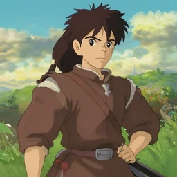 peregrin took from the anime lord of the rings (1986), studio ghibli, very detailed, realistic
