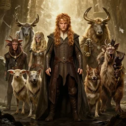the fellowship of the ring as anthropomorphic animals in the style of joe madureira, gerald parel, johannes helgeson, trending on artstation, 4 k, 8 k unreal engine 5, octane render, in the style of arcane, studio ghilbi,