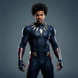 the weeknd as black panther