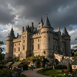 medieval castle, by wilhelmina weber furlong