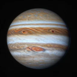 Anatomy illustration of Jupiter
