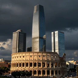 skyscrapers in Rome