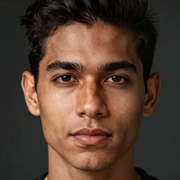 closeup headshot photo of a brown latino man in his late thirties