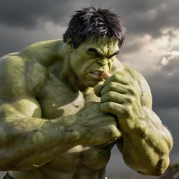 hulk picking his nose