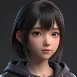 clothed, worksafe. cgsociety, by wlop, ilya kuvshinov, krenz cushart, greg rutkowski, trending on artstation. zbrush sculpt, octane, maya, houdini, vfx. close - up face of a cute young anime japanese filipino jav av idol girl. cinematic dramatic atmosphere, sharp focus, soft volumetric studio lighting.