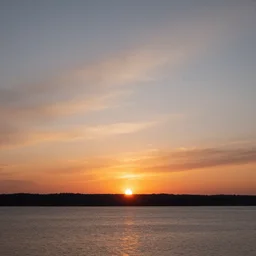 beautiful sunset over tyumen