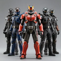 ranger power colored mecha ninja mask helmet metal gear solid training suit swat commando by ben shafer, mark van haitsma, anton migulko, airborn studios, drew hill, joa £ o bragato and mark behm.