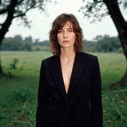 a portrait of a character in a scenic environment by Annie Leibovitz