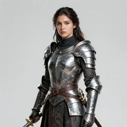 female warrior, dark hair, by luis royo, fantasy, medieval