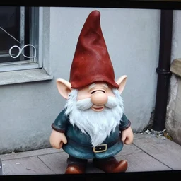 a live gnome, cctv footage