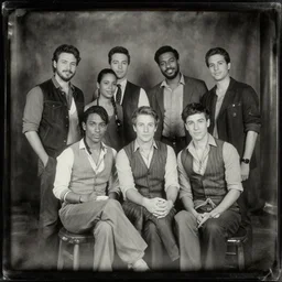a daguerrotype of friends sitcom, award winning photo
