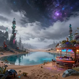 nature by april gornik, made of glass wilderness tundra galactic azeroth dieselpunk desert fantasy evil retro tron cosmic apocalyptic postcyberpunk magic realism cloudy lake thermal vision scumm bar, archdaily, wallpaper, highly detailed, trending on artstation.