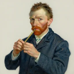 formal portrait of piccolo, realistic, detailed, artstation, digital painting by vincent van gogh, by eugene de blaas, by francois - leon benouville