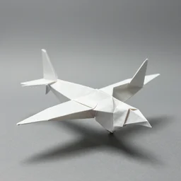vautour aircraft as an origami