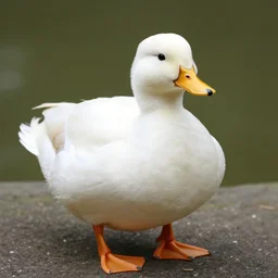 photo of a very round duck