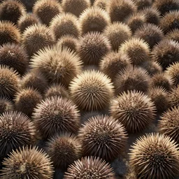 openworks texture of see urchines, houdini render, unreal engine, radiate light, soft glow, 8 k
