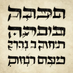 constructed script inspired by hebrew and khmer, dramatic angular serifs