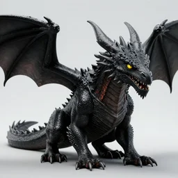 black dragon with yellow eyes, dnd, realistic, photorealistic, ultra detailed, trending on artstation, octane render, 4 k, 8 k