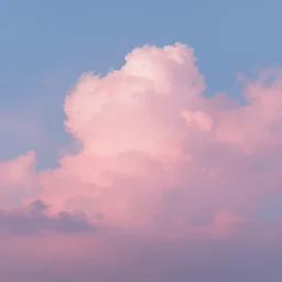 a painting of pink clouds in the sky, a digital painting by hsiao - ron cheng, featured on tumblr, digital art, matte background, soft mist, wallpaper