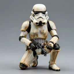 a 5 0 mm photo of a star wars imperial dirty filthy muddy stormtroopers crouching in the trenches of ww 2, sun, moon, smoke, planet, action pose, thomas kinkade, greg rutkowski, detailed illustration, digital art