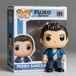 A funko pop of Pedro Sánchez