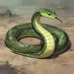 solid snake as a snake