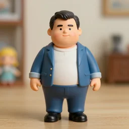 product photograph of vintage action figure of viktor orban by isabel han : fat, mad, popular, collectible, toys figures, kawaii, toys, out of focus room background