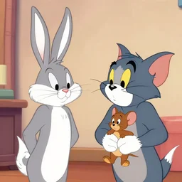 bugs bunny meets tom & jerry