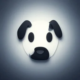 face icon stylized minimalist courage the cowardly dog, loftis, cory behance hd by jesper ejsing, by rhads, makoto shinkai and lois van baarle, ilya kuvshinov, rossdraws global illumination