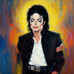 michael jackson, metaphysical painting