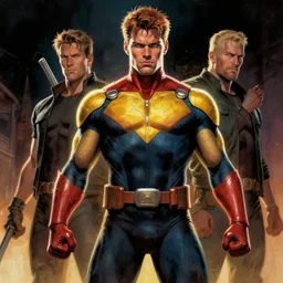 a highly detailed electric digital painting of wally west, by james gurney, greg rutkowski, by craig mullins, strong lighting