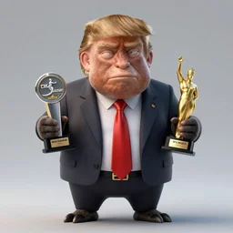 trump as a baboon, photorealistic, 8k, award winning, octane render