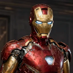 rusty old iron man