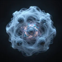 A beautiful form made of pale blue smoke in the style of Aldo Katayanagi + Mandelbulb Fractal Smoke + Centered + Iridescent Elements + Moody Lighting + Cinematic Lighting + Deep Shadows + Hyper Realistic + Hyper Maximalist + Maximalist Composition + Intricate Details + Rendered in Octane + Trending on Artstation + Hall of Fame on Cgsociety + 8K portrait + 8k Post-Processing Highly Detailed + Rendered by Octane Engine + 8K Artstation 8k Detail Post Processing + Octane Render