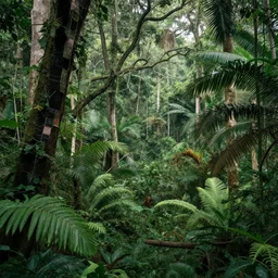 this jungle has been torn apart and stitched back together, but some of the pieces do not belong here