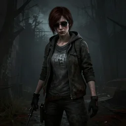 Screenshot of Gigachad as a survivor in Dead By Daylight