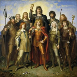 the twelve kingdoms, painting by gaston bussiere, craig mullins, j. c. leyendecker, tom of finland
