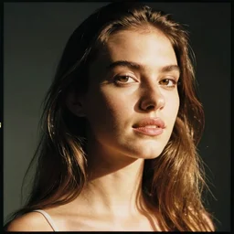 realistic! photoshoot for a new aime leon dore lookbook, color film photography, portrait of a beautiful woman, photo in style of tyler mitchell, 35mm